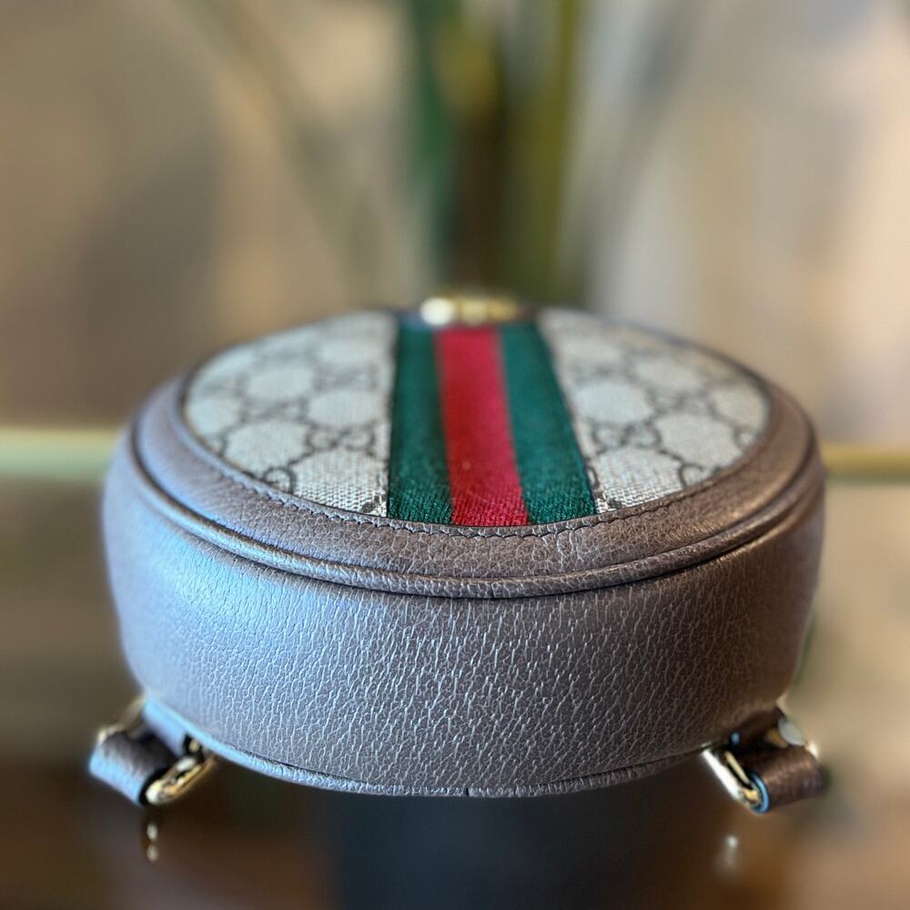 GUCCI GG Surpreme Ophidia Round Backpack - Picture 4 of 8